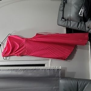 Hot pink dress